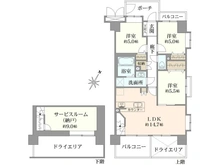 【東京都/立川市上砂町】ドラゴンマンション立川壱番館 間取り図
