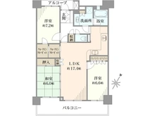 【東京都/八王子市堀之内】レクセルプラッツァ京王堀之内 間取り図