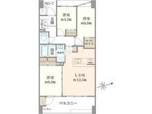 【東京都/立川市若葉町】ライオンズヴィアーレ立川 間取り図