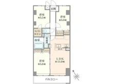 【東京都/昭島市玉川町】ベルジュール中神 間取り図