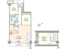 【東京都/立川市錦町】リーベスト立川錦町II 間取り図