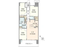 【東京都/昭島市代官山】プレミスト昭島モリパークレジデンス 間取り図
