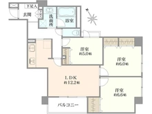 【東京都/立川市錦町】ベルクレール立川錦町 間取り図