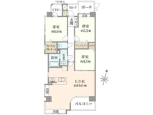 【東京都/立川市西砂町】カザベーラ西武立川 間取り図