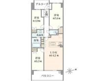 【東京都/八王子市大和田町】アクシア八王子ピュアマークス 間取り図
