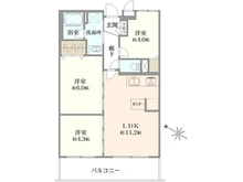 【東京都/日野市神明】ライオンズマンション日野 間取り図