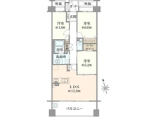 【東京都/八王子市大塚】エフヴェール・ヒルズ ソルコート 間取り図