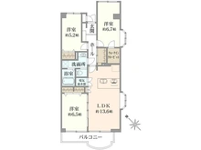 【東京都/昭島市美堀町】西武拝島ハイツ 2号棟 間取り図
