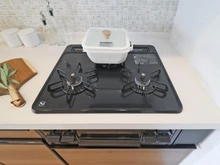 【東京都/八王子市明神町】コートプラザ八王子 キッチン：三口コンロ