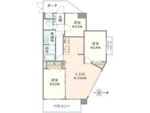 【東京都/八王子市明神町】コートプラザ八王子 間取り図