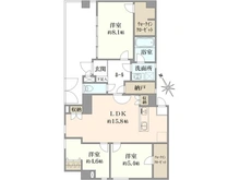 【東京都/八王子市南町】サンビュー南町 間取り図