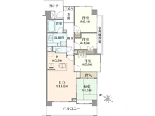 【東京都/昭島市松原町】レクセルプライム昭島 間取り図
