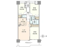 【東京都/八王子市寺町】レールシティ八王子 間取り図