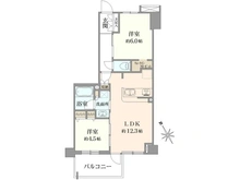 【東京都/立川市錦町】ブリシア立川 間取り図