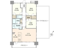 【東京都/立川市栄町】ゼファー立川ハウスオブエデン 間取り図
