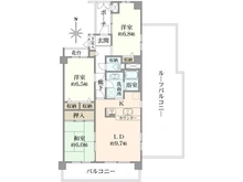 【東京都/八王子市追分町】朝日八王子マンション 間取り図