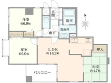【東京都/府中市宮西町】ボヌール府中 間取り図