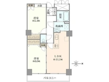 【東京都/八王子市八日町】ビュータワー八王子 間取り図