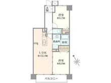【東京都/八王子市八日町】ダイアパレスクレセール八王子 間取り図