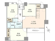 【東京都/立川市羽衣町】キャッスルマンション西国立 間取り図