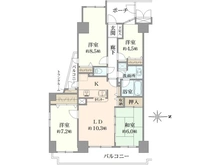 【東京都/立川市曙町】ベルシャトゥ立川 間取り図