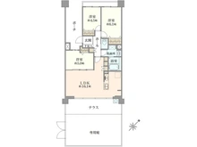 【東京都/昭島市武蔵野】ザ・バーデン昭島ペイサージュ 間取り図