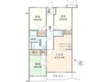 【東京都/東大和市立野】ビーグルマンション東大和 間取り図