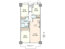 【東京都/日野市万願寺】マージュ高幡不動 間取り図