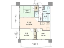 【東京都/八王子市万町】マイキャッスル八王子万町 間取り図