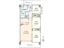 【東京都/八王子市台町】ライオンズヒルズ富士森公園 間取り図