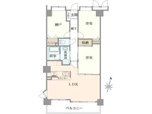 【東京都/日野市大字日野】ドラゴンマンション日野壱番館 間取り図