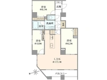 【東京都/昭島市玉川町】ロワール東中神 間取り図
