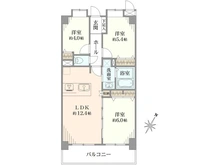 【東京都/日野市旭が丘】ライオンズマンション豊田旭が丘 間取り図