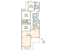 【東京都/立川市栄町】プライムガーデン国立 間取り図