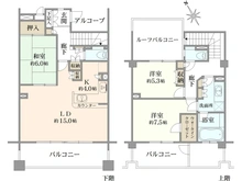 【東京都/八王子市並木町】グランフラッツ並木町　 間取り図