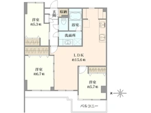 【東京都/八王子市追分町】グリーンパーク西八王子 間取り図