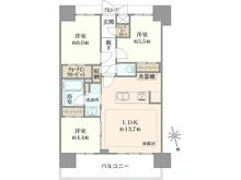 【東京都/八王子市八日町】ミオカステーロ八王子II 間取り図