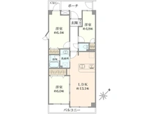【東京都/昭島市松原町】東建ニューハイツ拝島 間取り図