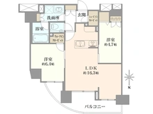 【東京都/八王子市旭町】クリオレジダンス八王子ザ・マークス 間取り図