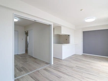 【東京都/昭島市美堀町】グリーンビレッジ拝島 LDK:左側洋室