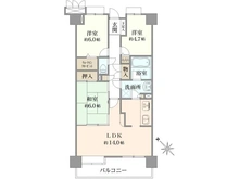 【東京都/日野市南平】多摩南平パークスクエア 間取り図