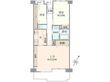【東京都/豊島区巣鴨】アーバンハイツ巣鴨 B棟 間取り図