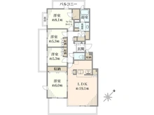 【埼玉県/志木市館】志木ニュータウンガーデンプラザ 壱番館 間取り図