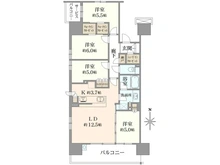 【東京都/葛飾区新宿】シティテラス金町 A棟 間取り図