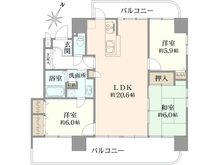 【東京都/北区王子】グリーンパーク王子 間取り図