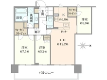 【東京都/江東区豊洲】アーバンドックパークシティ　豊洲タワーA 間取り図