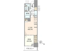 【東京都/目黒区下目黒】シティハウス目黒ザ・ツインSOUTH 間取り図