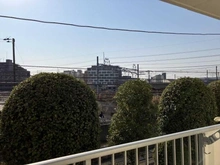 【千葉県/松戸市新松戸東】東急ドエルアルス新松戸 眺望：バルコニーより西を望む
