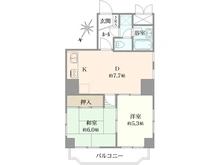 【東京都/文京区本駒込】ハイネス文京本駒込 間取り図