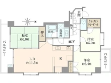 【東京都/北区東十条】東十条ダイヤモンドマンション 間取り図
